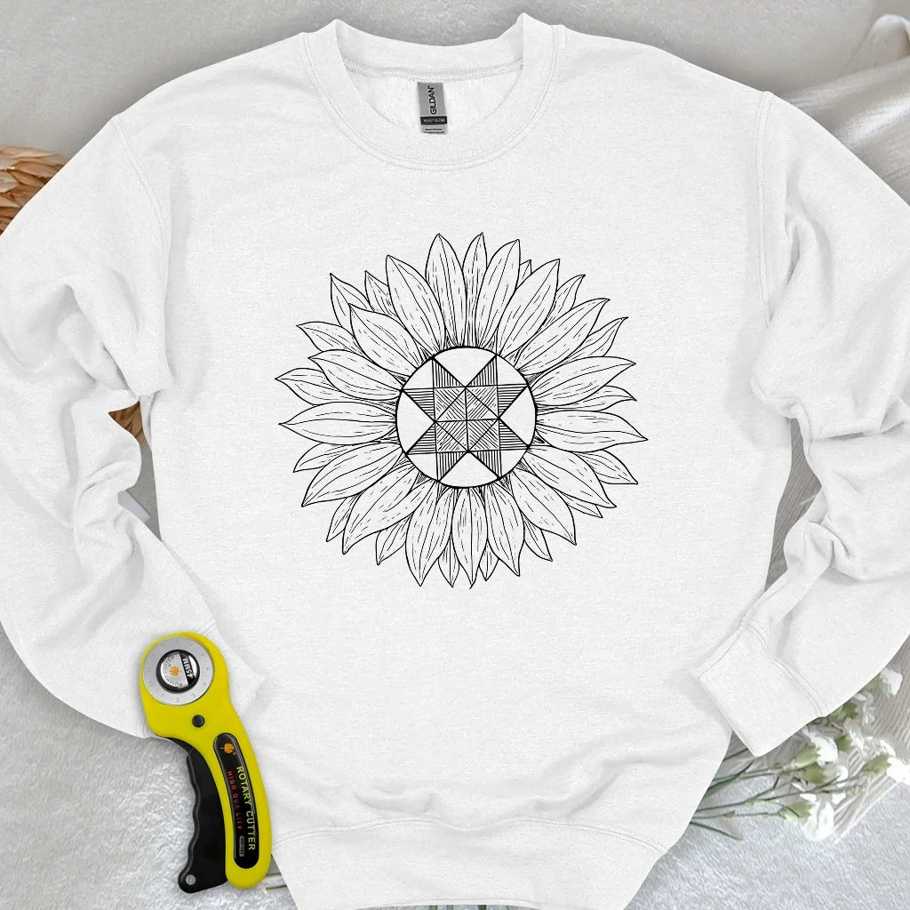 Block Sunflower Sweatshirt