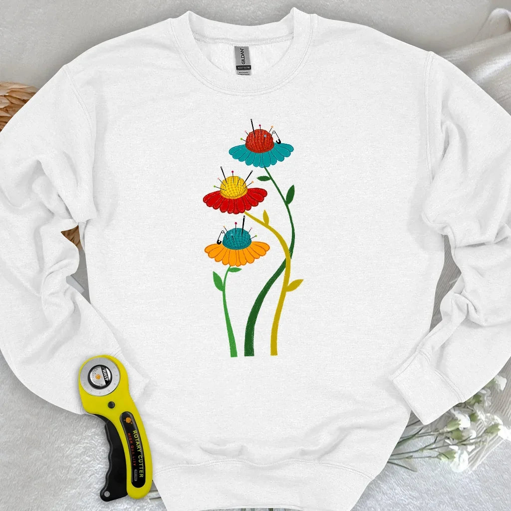 Blooming Pin Cushions Sweatshirt
