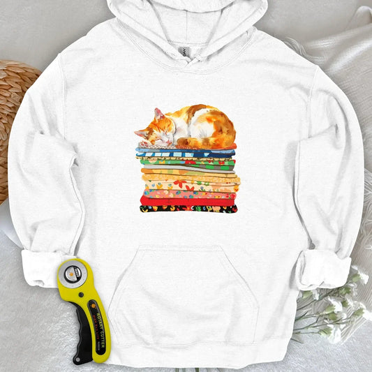 Cat And Fabric Hoodie
