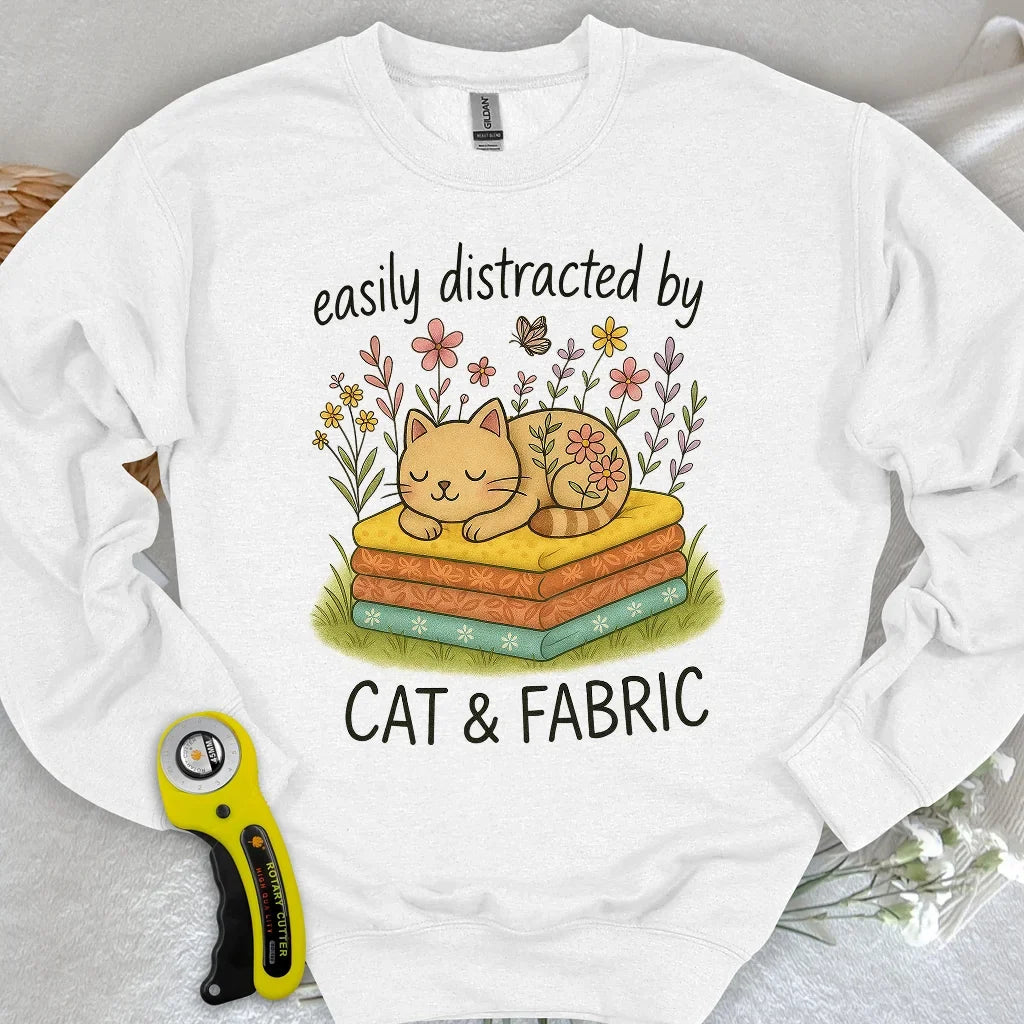 Cat Nap for Quilters Sweatshirt