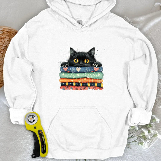 Cat On The Fabric Hoodie