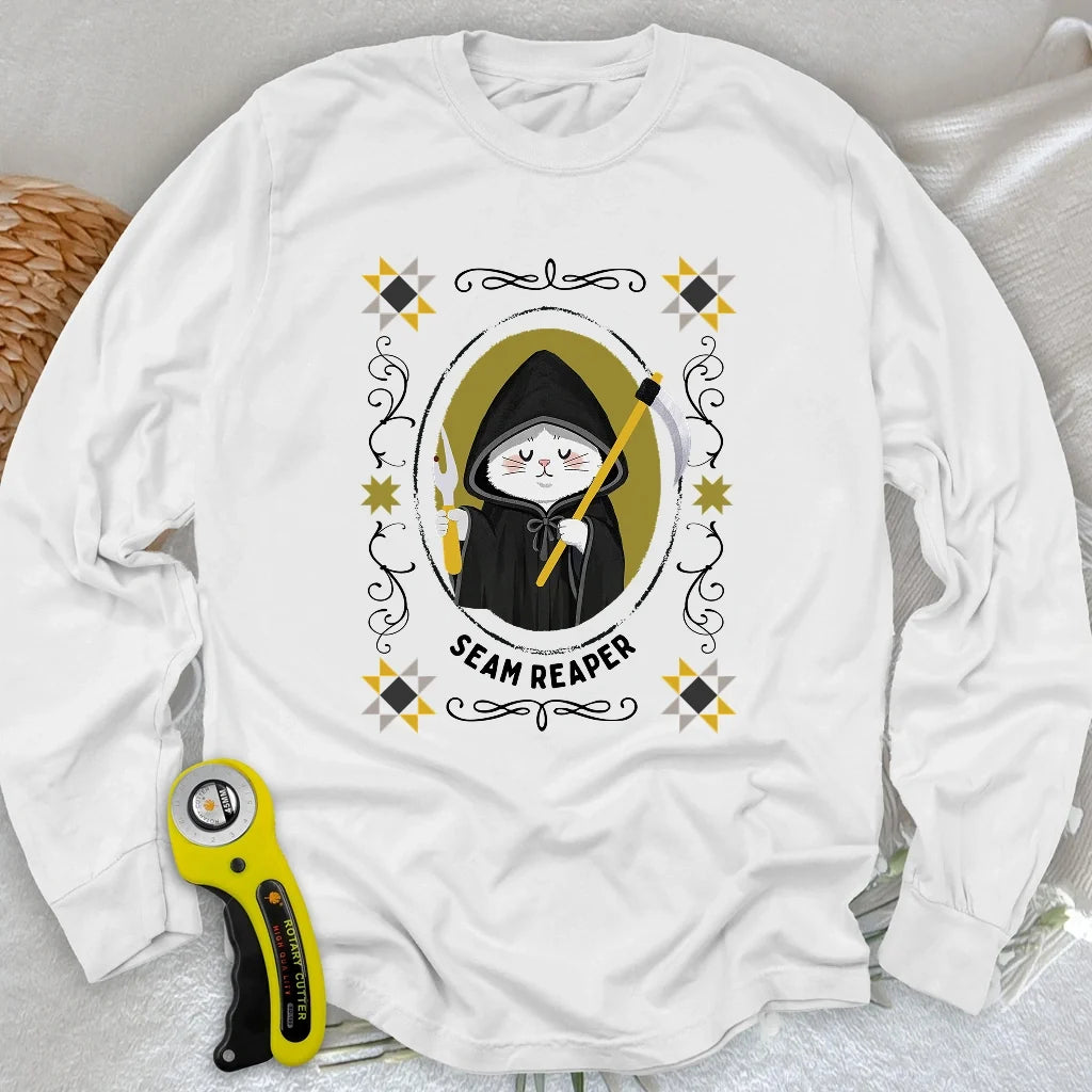 Cat Seam Reaper Long Sleeve T-shirt