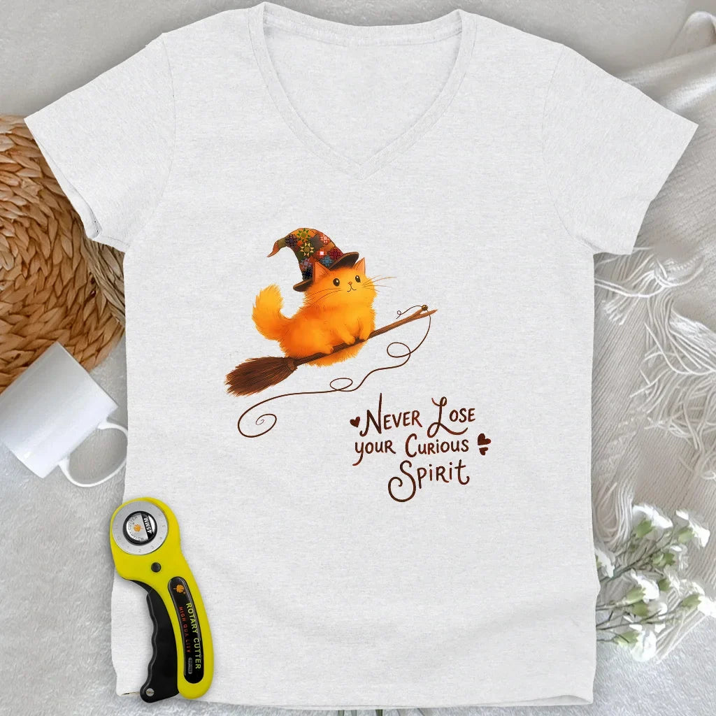 Curious Spirit Lady V-neck