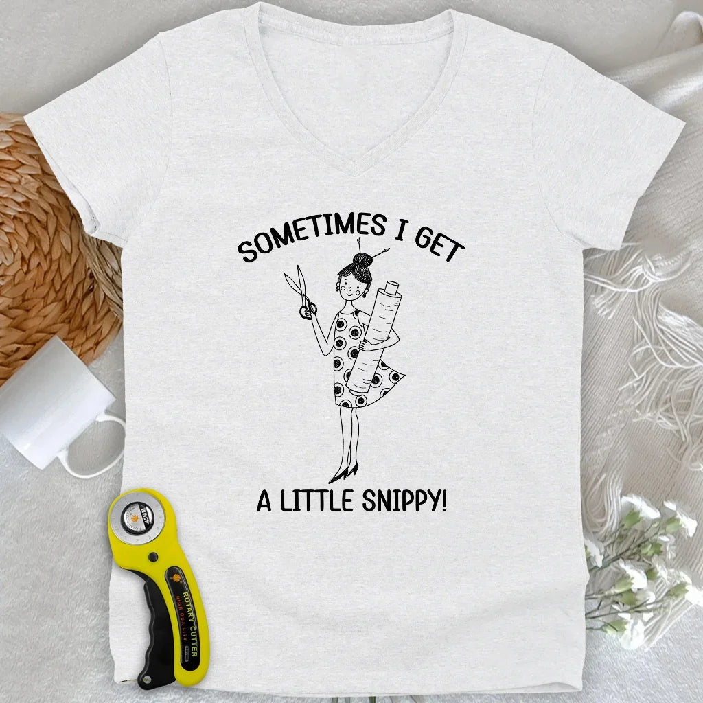Cutie Cutter Lady V-neck