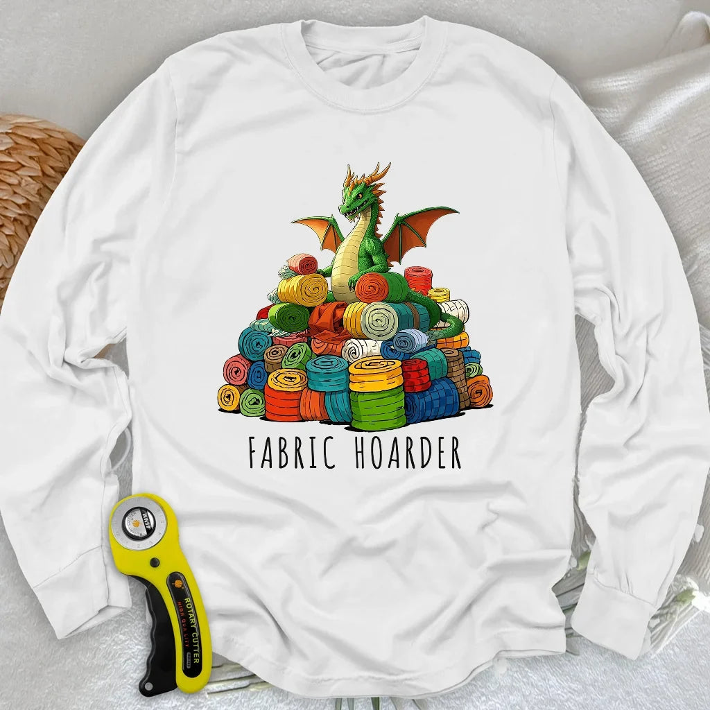 Dragon Fabric Hoarder Long Sleeve T-shirt