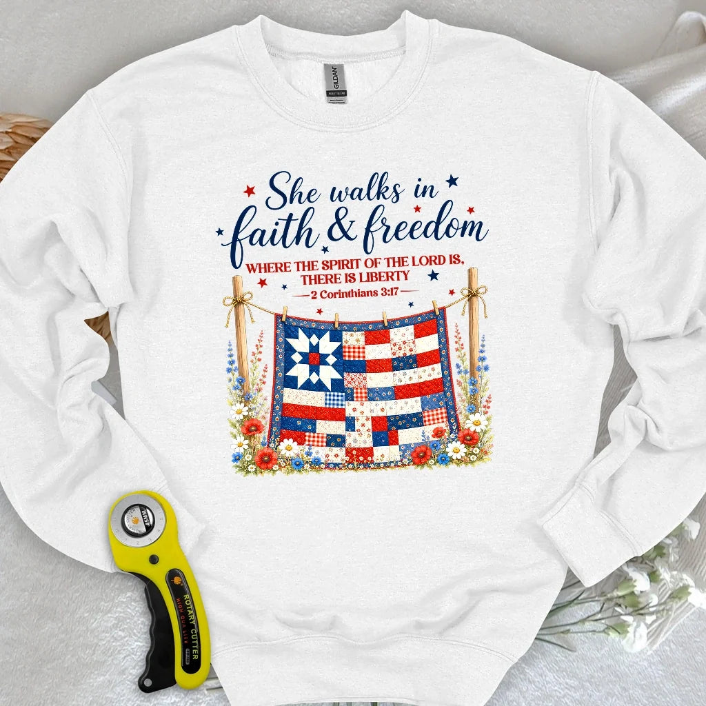 Faithfully Pieced Sweatshirt