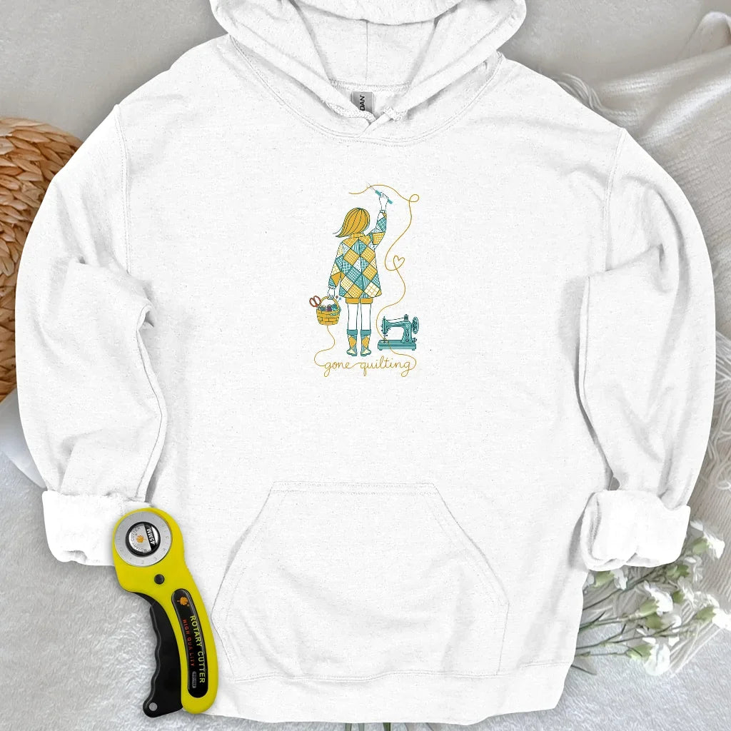 Gone quilting Hoodie