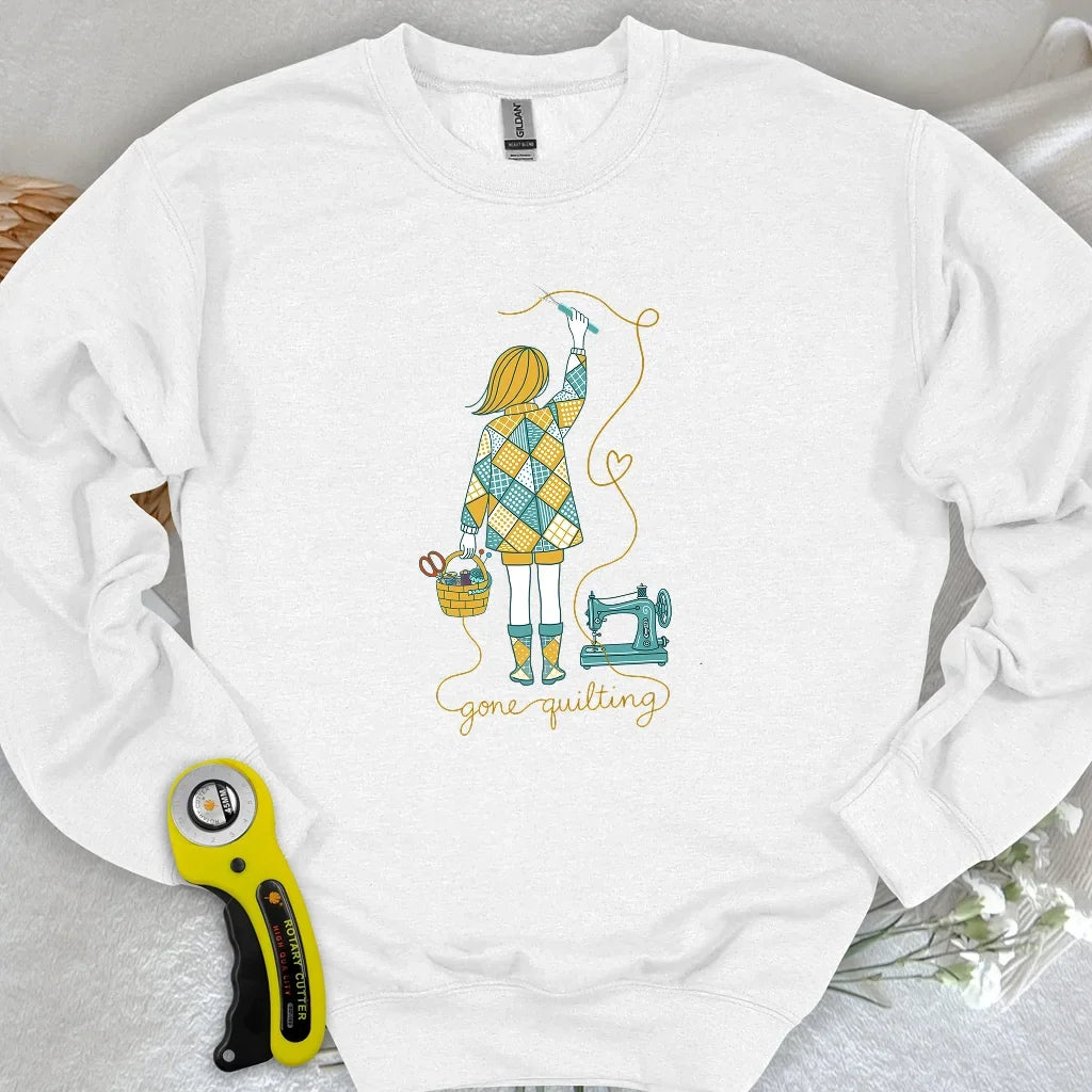 Gone quilting Sweatshirt