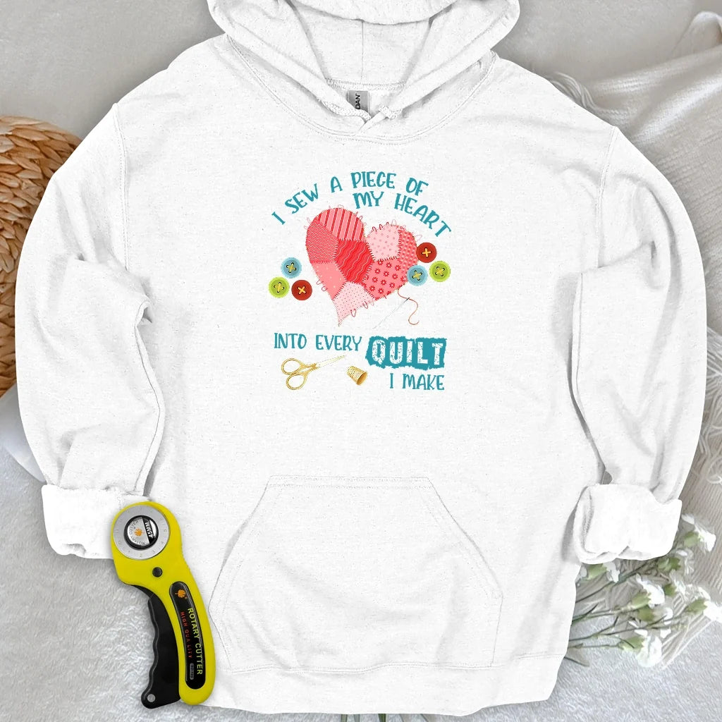 Heartstitched Quilt Love Hoodie