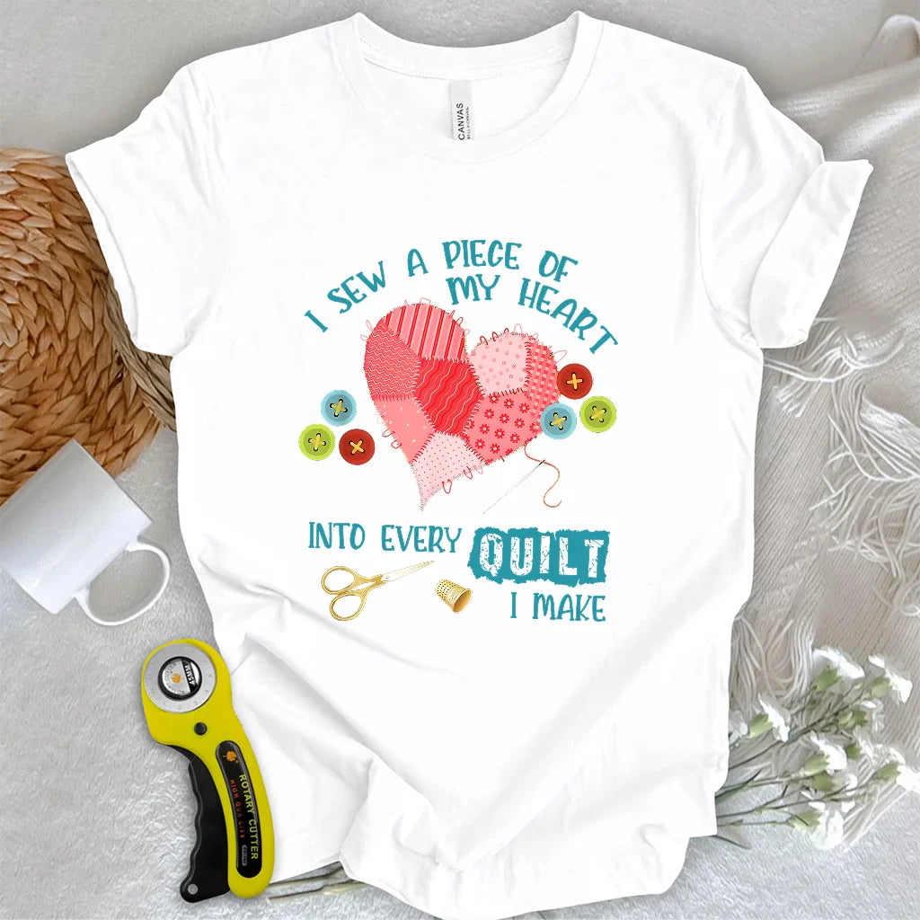 Heartstitched Quilt Love T-shirt