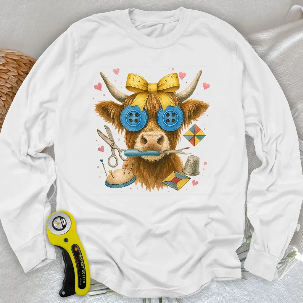 Highland Cow Long Sleeve T-shirt