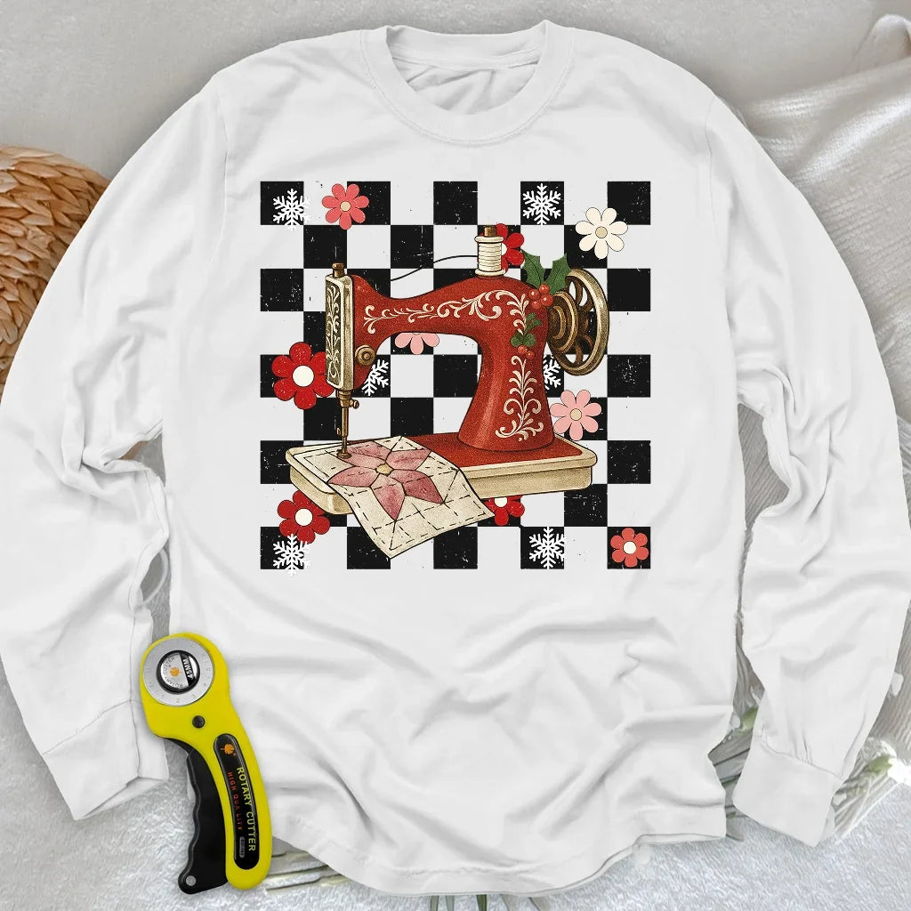Holly Jolly Stitcher Long Sleeve T-shirt