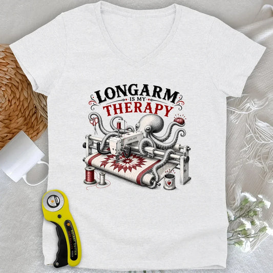 Longarm Therapy Club Lady V-neck
