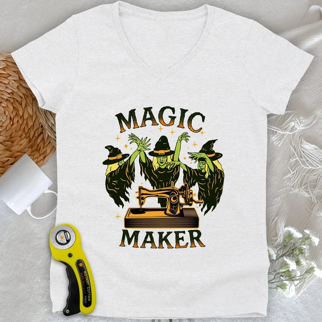 Magic Maker Lady V-neck
