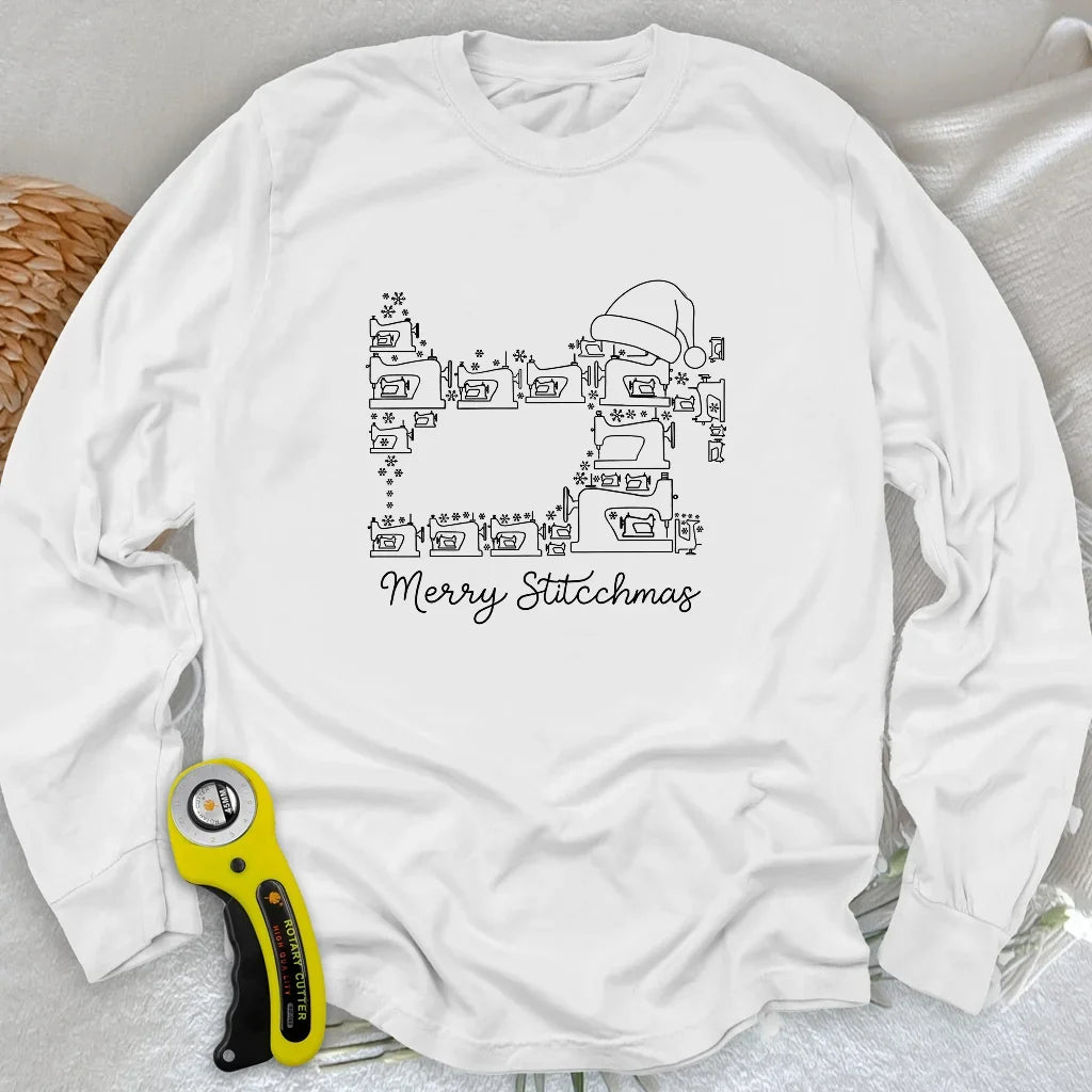 Merry Stitchmas Long Sleeve T-shirt