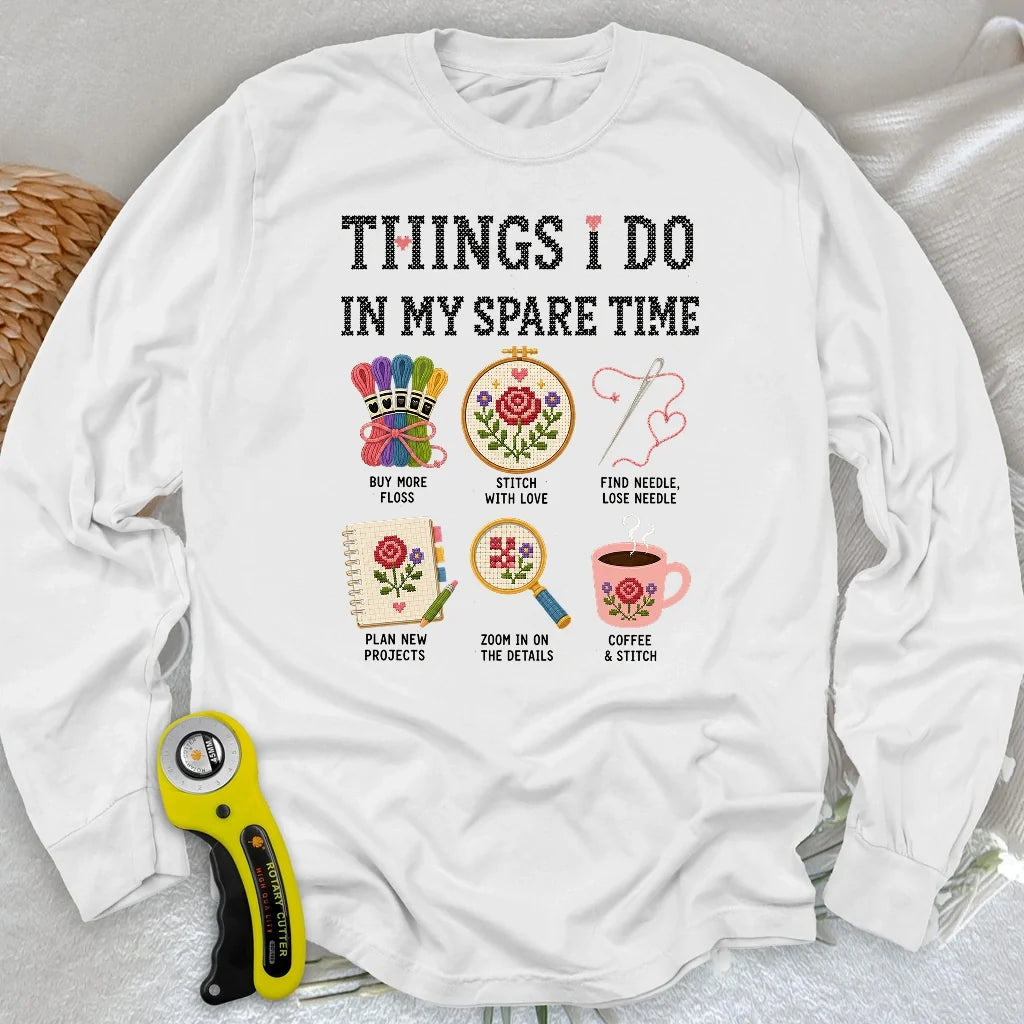 Needlework Hobbyist Long Sleeve T-shirt