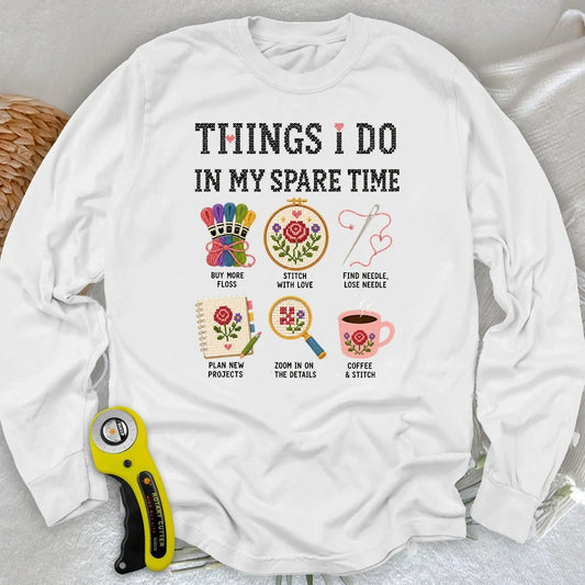 Needlework Hobbyist Long Sleeve T-shirt