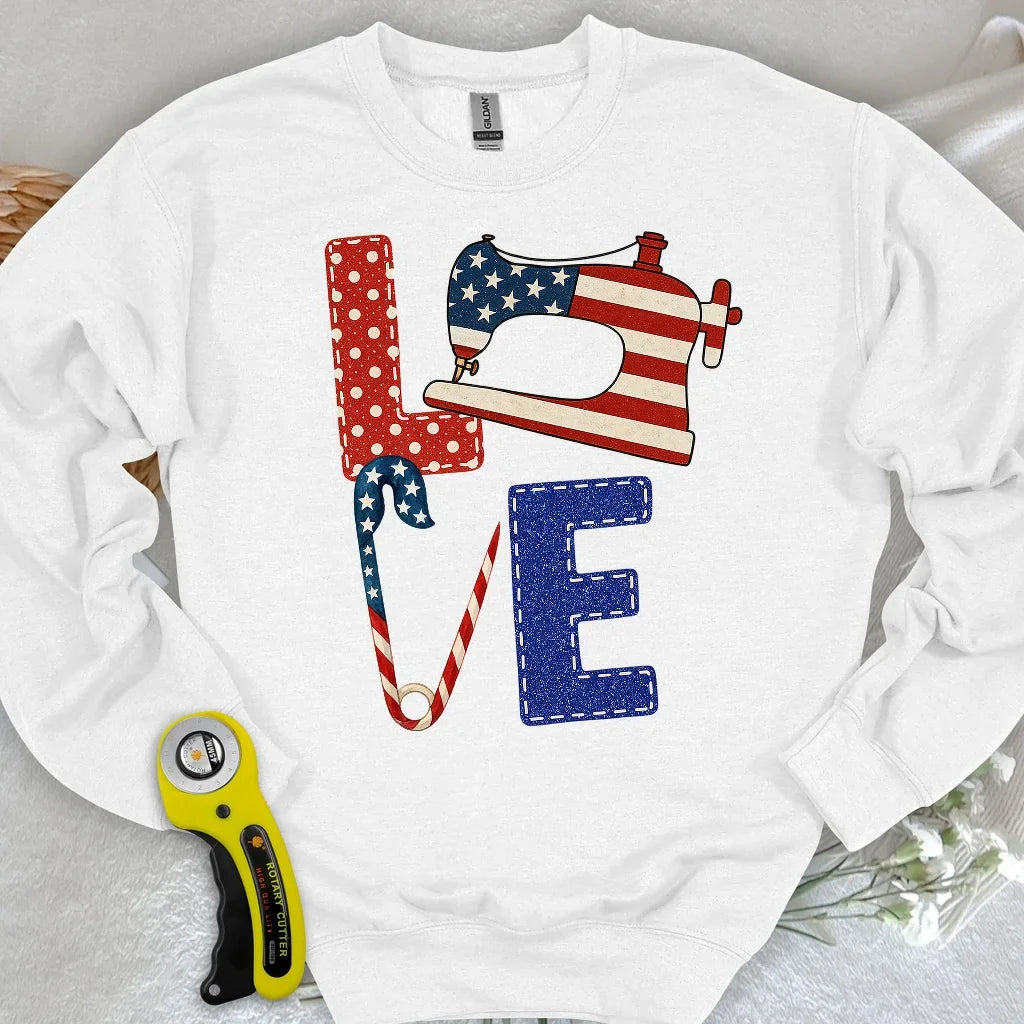 Patriotic Sewist Sweatshirt