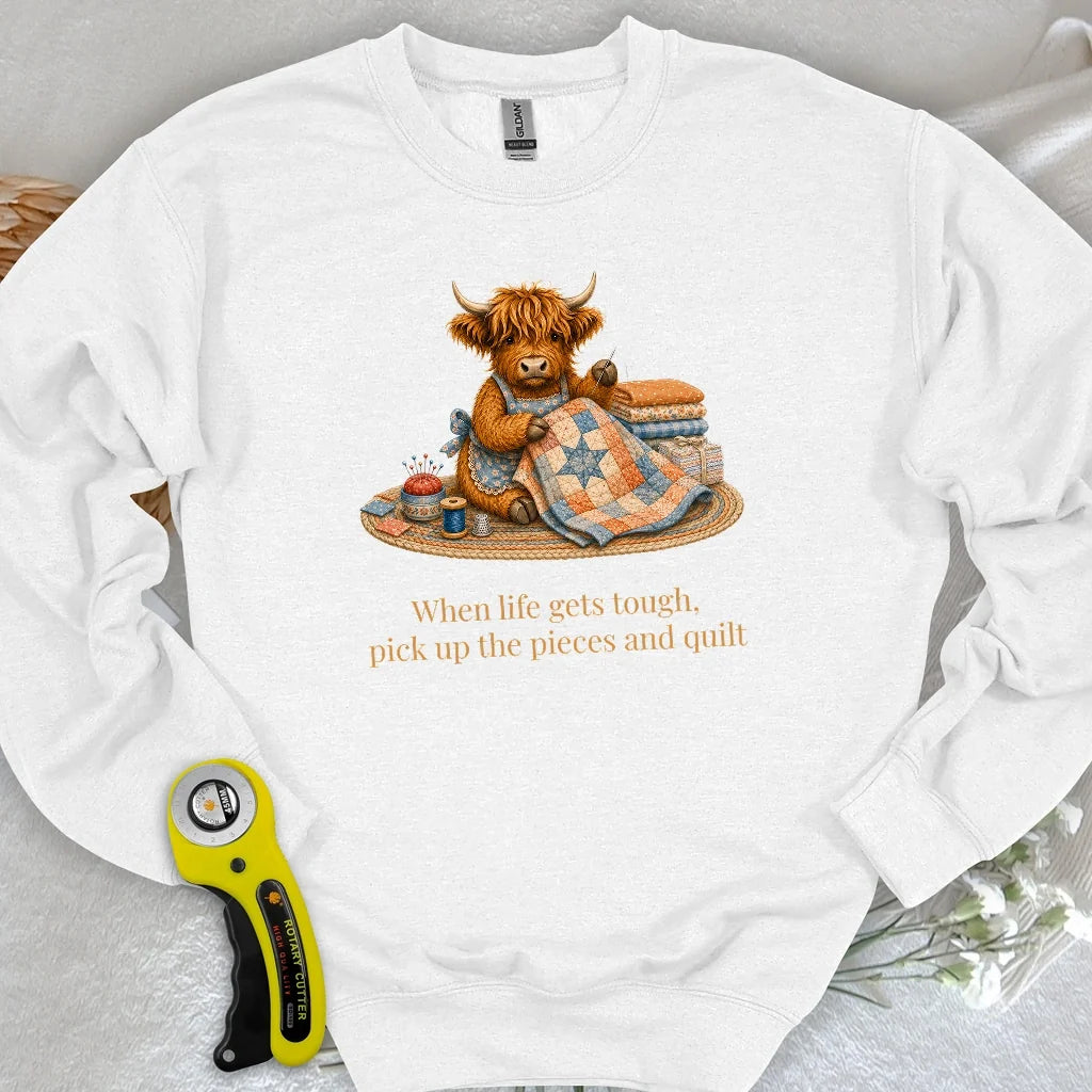 Pieces and Quilt Sweatshirt