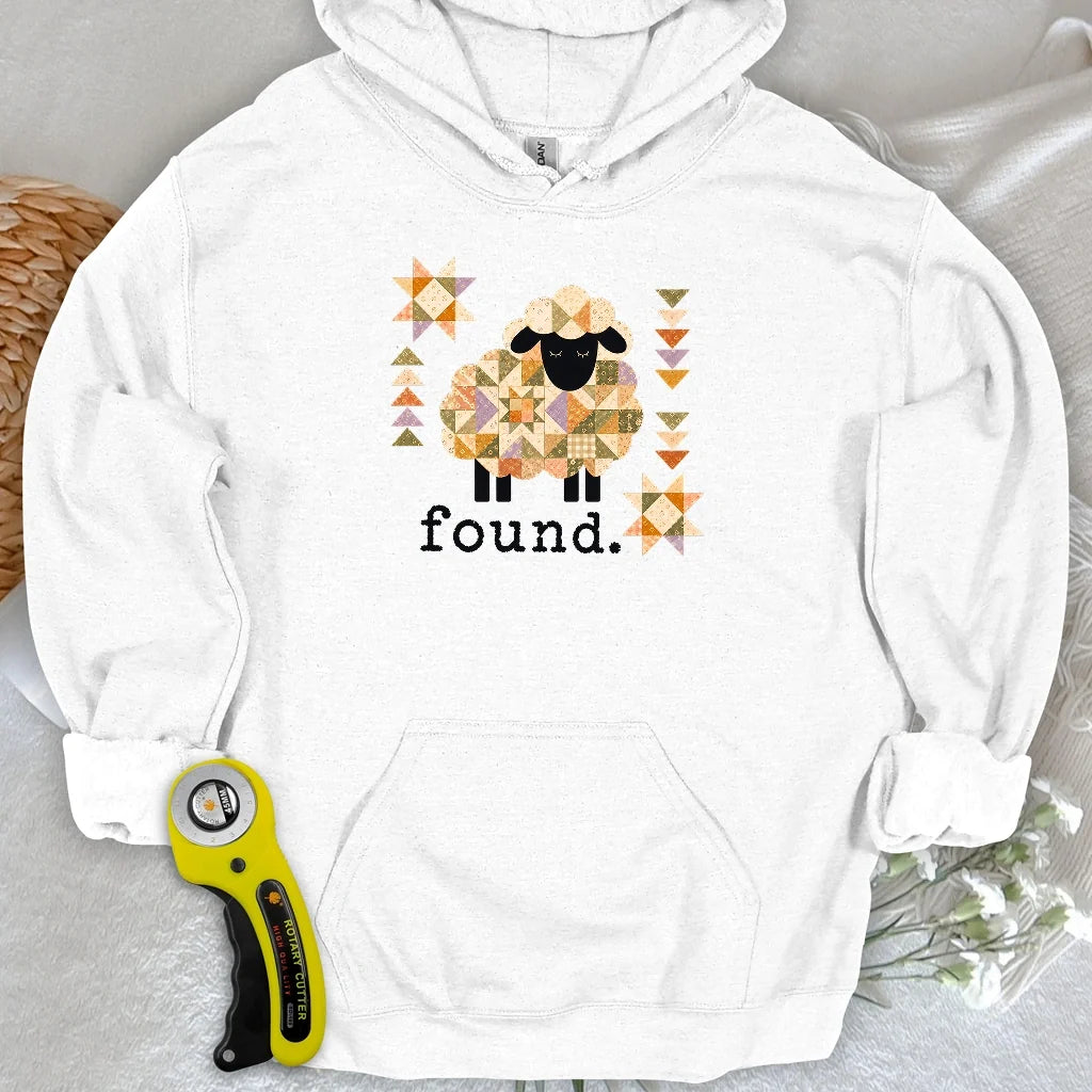Psalm 23 Patchwork Sheep Hoodie