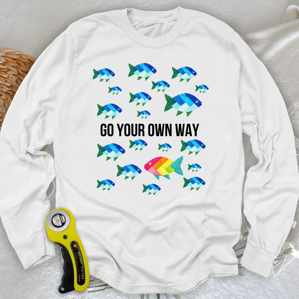 Quilter Individuality Long Sleeve T-shirt