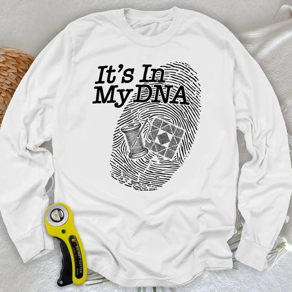 Quilting DNA Long Sleeve T-shirt
