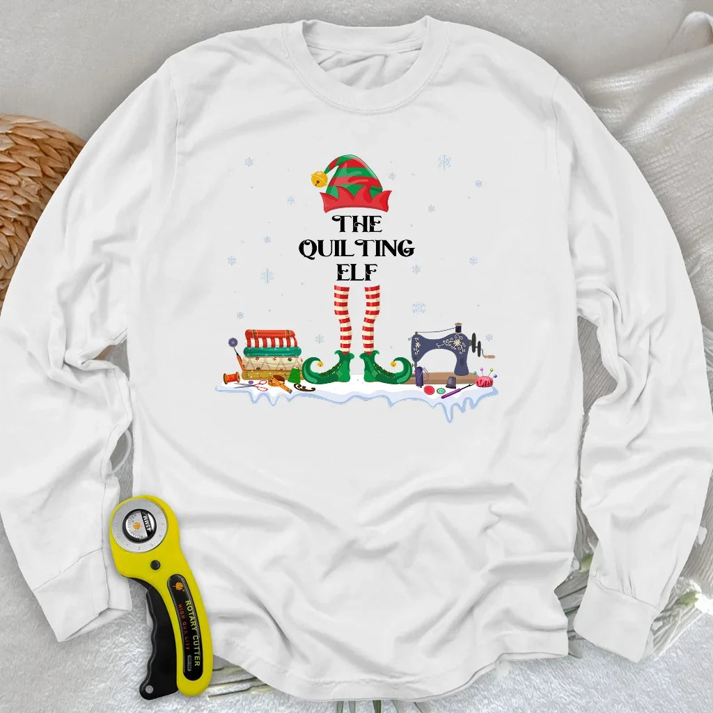 Quilting ELF Long Sleeve T-shirt