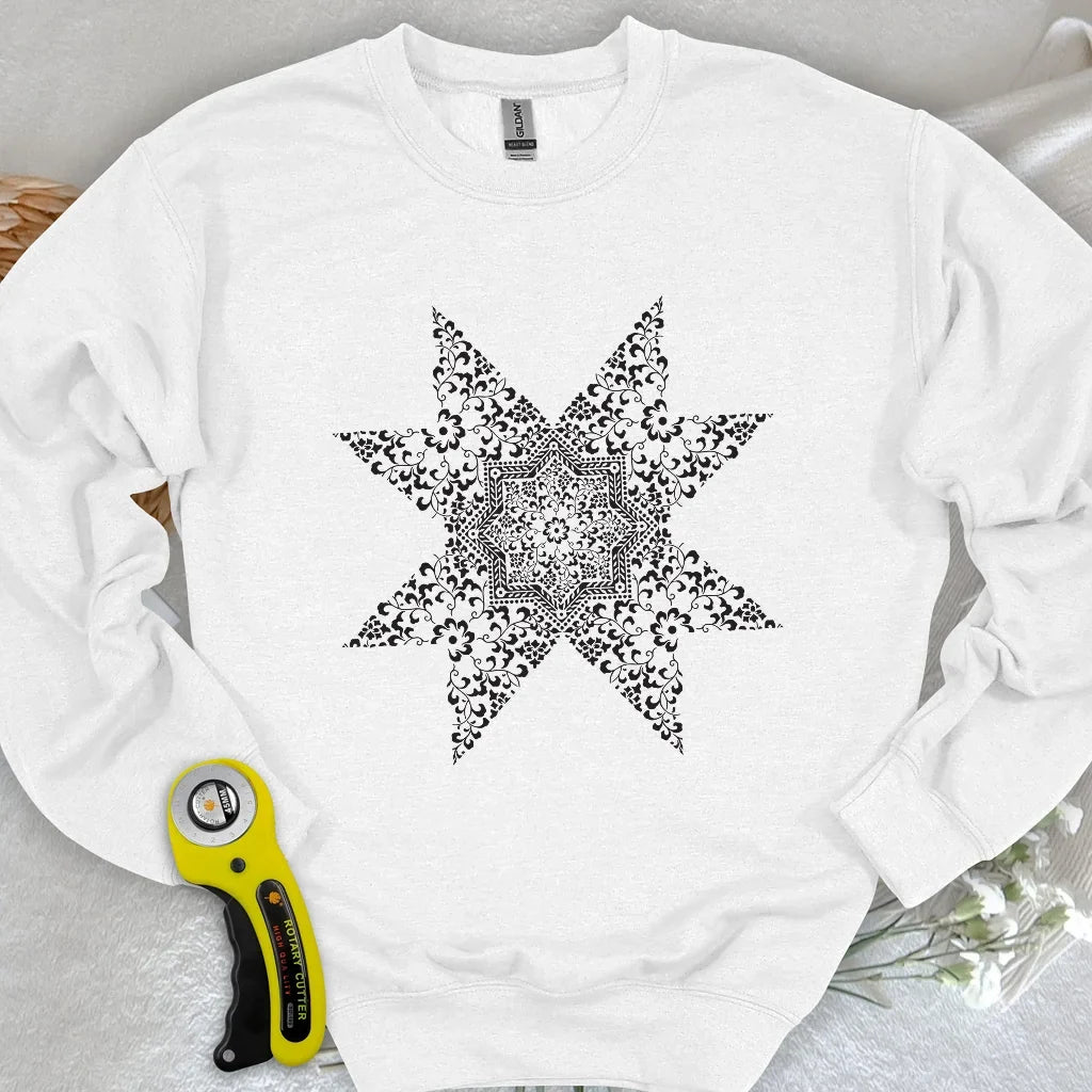 Quilting Mandala Sweatshirt