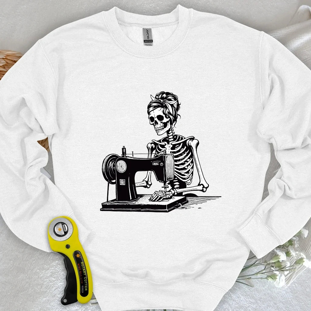 Quilting Skeleton Sweatshirt