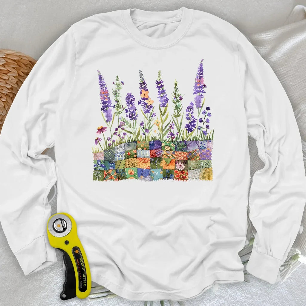 Quilting field Long Sleeve T-shirt