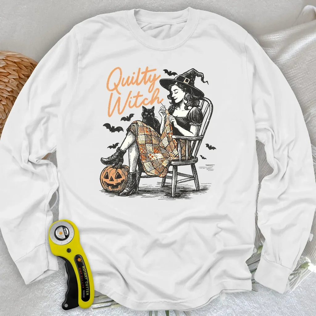 Quilty Witch Long Sleeve T-shirt