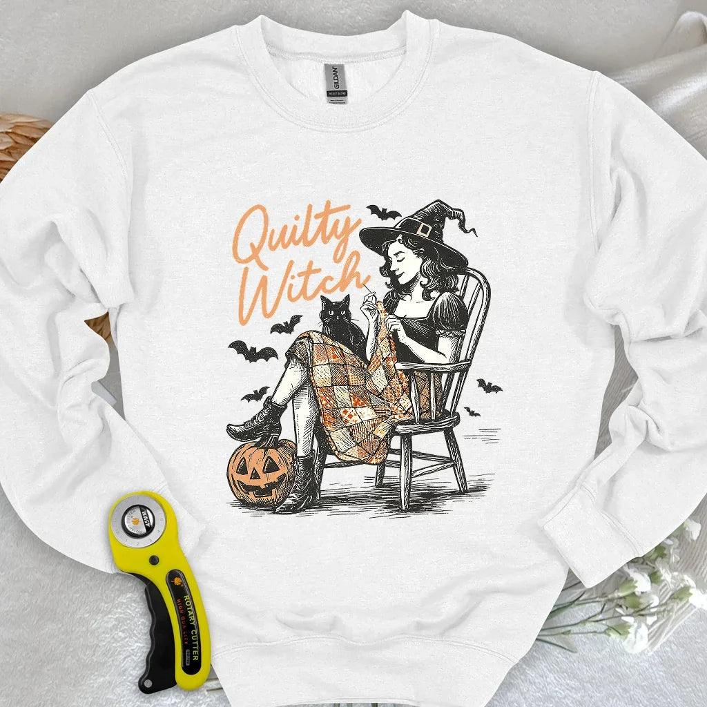 Quilty Witch Sweatshirt