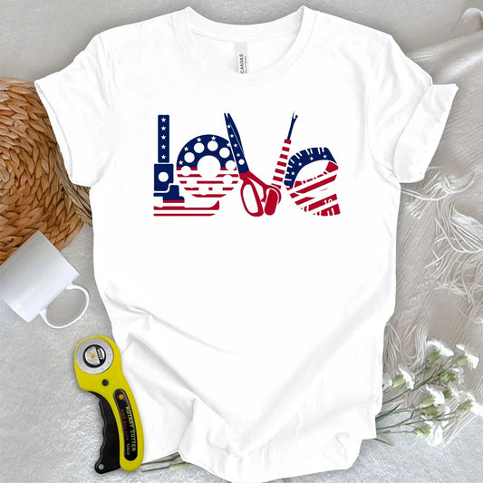 Sew Much Love USA T-shirt