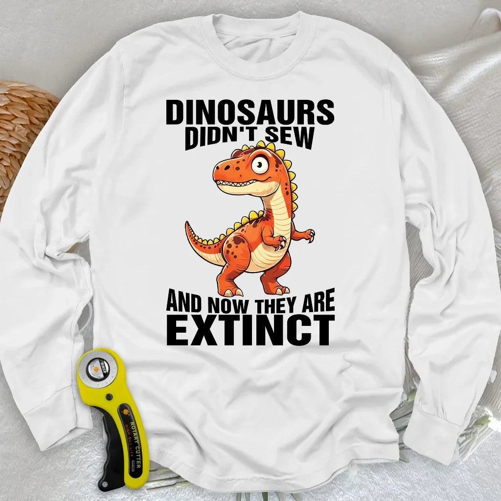 Sewing Extinction Long Sleeve T-shirt