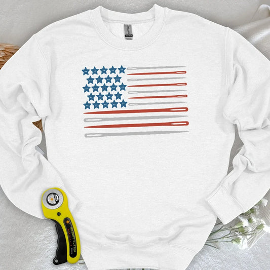 Sewing Flag Sweatshirt
