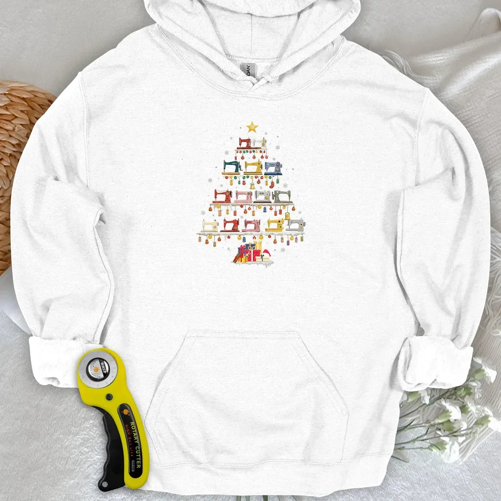 Sewing Machine Tree Hoodie