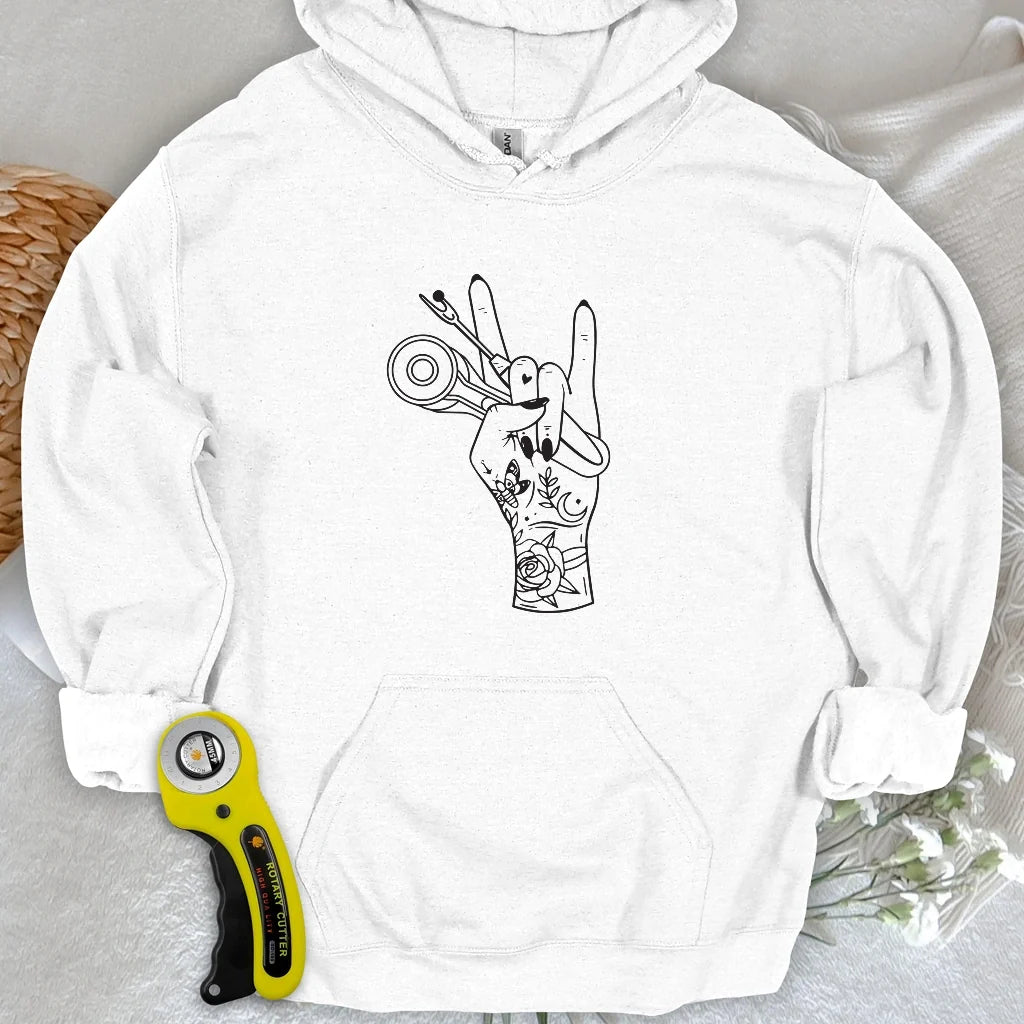 Sewing Rock Hoodie