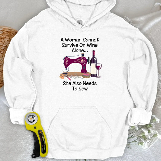 Sewing and Wining Hoodie