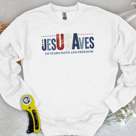 Stitching Faith Since 1776 Sweatshirt