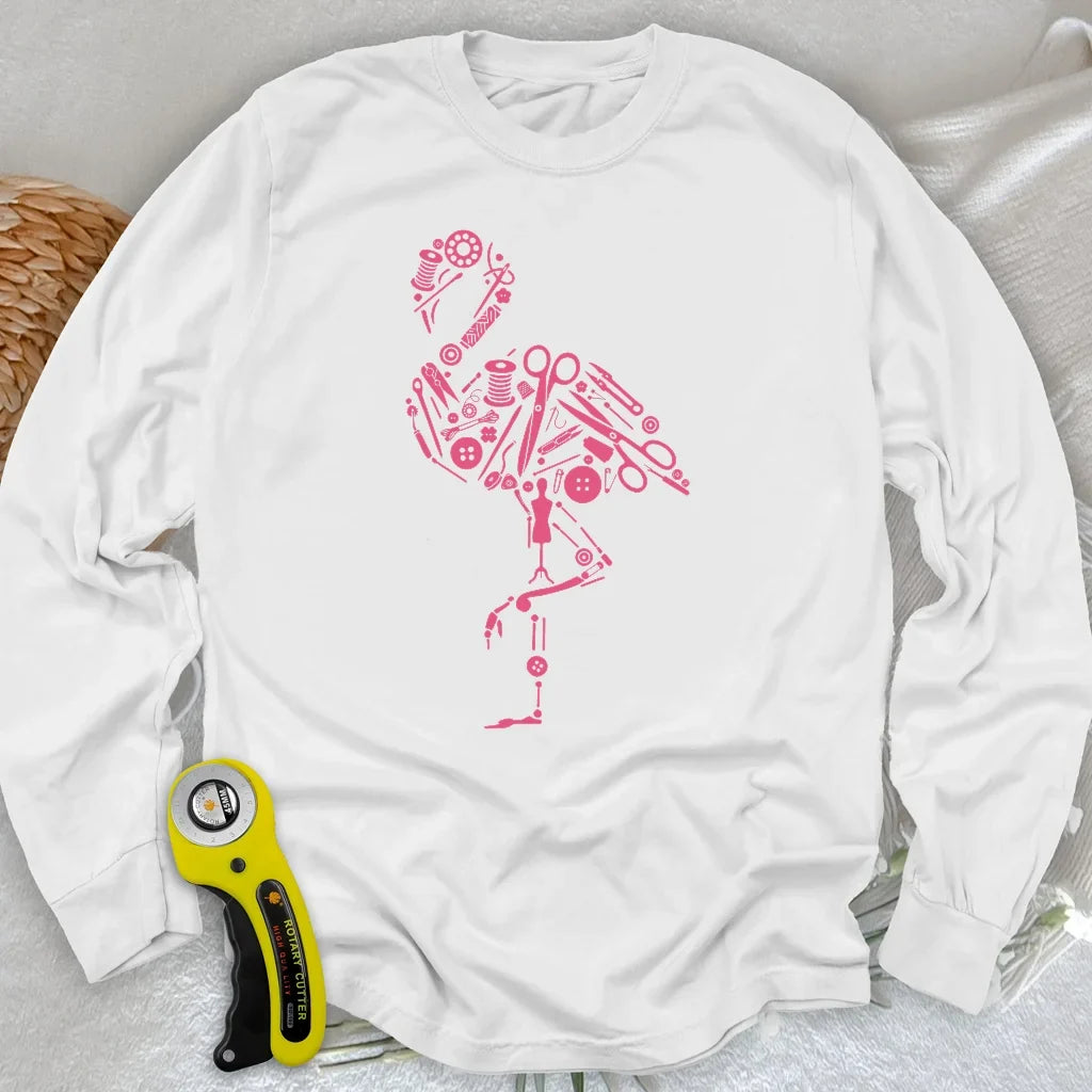 The Tailor's Flamingo Long Sleeve T-shirt
