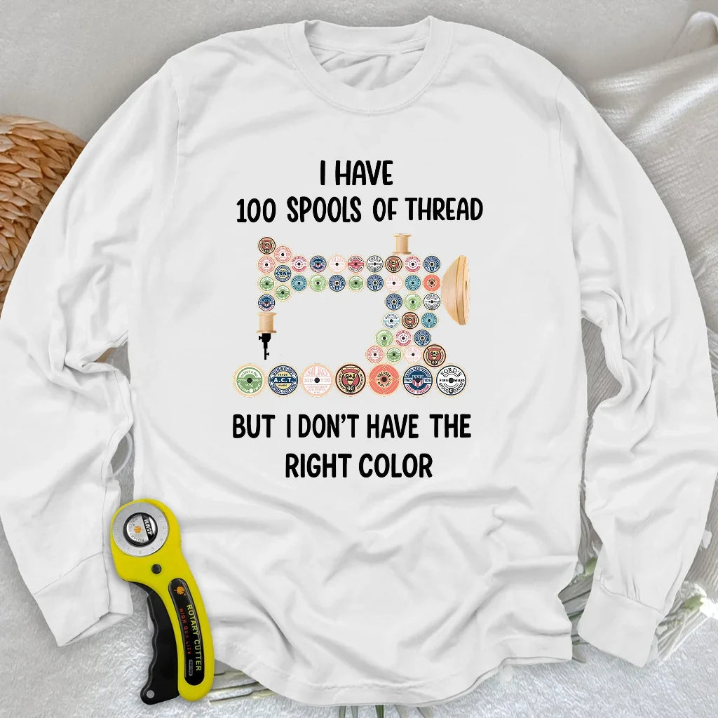 Threadful but Colorless Long Sleeve T-shirt