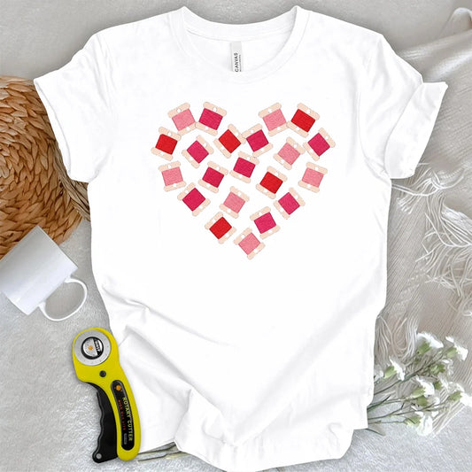 Threads Heart T-shirt