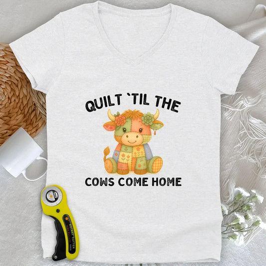 Til The Cows Come Home Lady V-neck