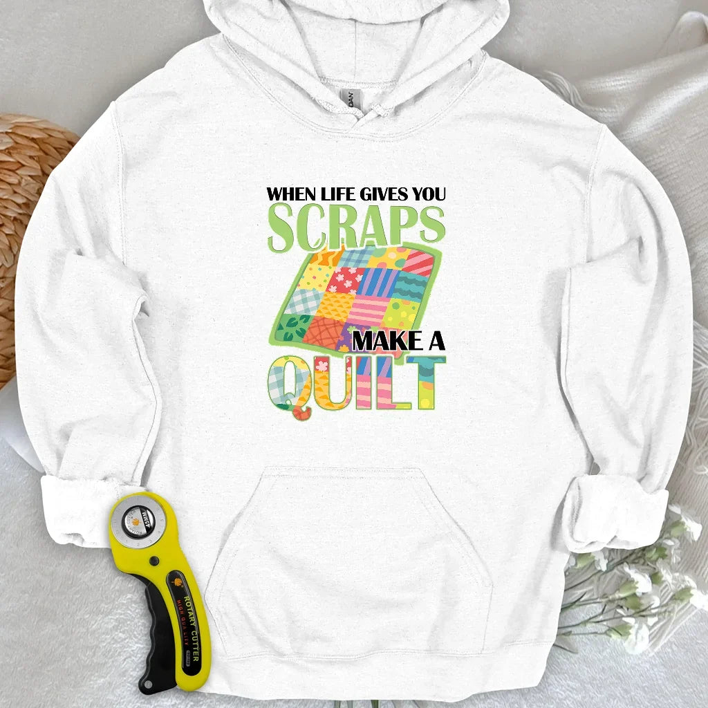 Turn Scraps To Quilt Hoodie