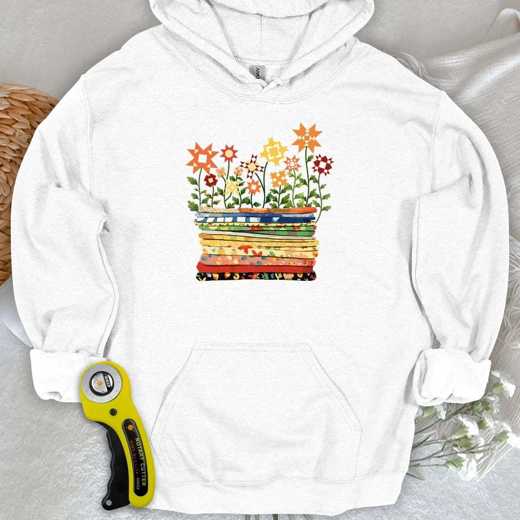Where Quilts Bloom Hoodie