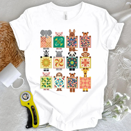 Woodland Patchwork Crew T-Shirt