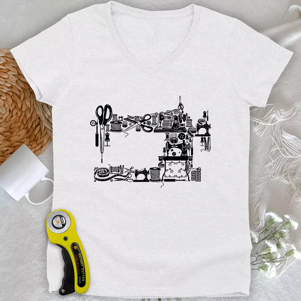 Sewing Tools Lady V-neck
